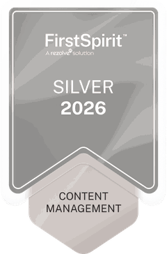 FirstSpirit Silver Partner 2026, Content Management